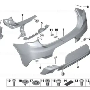 Vezi acum Guide for bumper, side, left - BMW