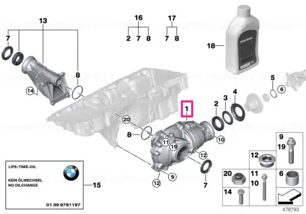 Ofertă Exch-front differential I=3,91 - BMW