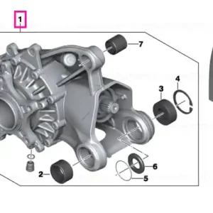 Cutie viteze unghi drept argintiu I=33:12 I=33:12=2,75 - BMW Motorrad Comandă acum