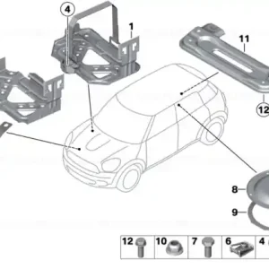 Battery tray LL - BMW - Mini Calitate înaltă