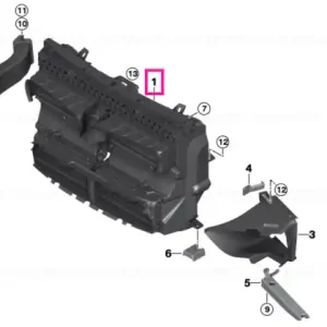 Bestseller Air duct with flap control - BMW