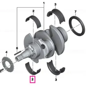 Bearing shell green +0,25 - BMW Motorrad Cumpără online