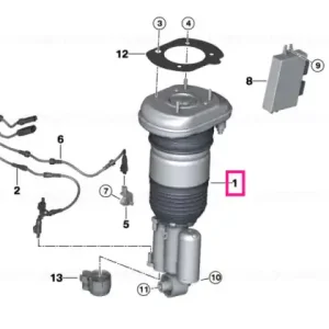 Vezi acum RP air suspension strut rear left - BMW