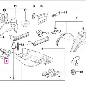Battery tray - BMW Disponibil imediat
