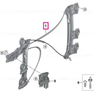 Window lifter front right - BMW - Mini Ofertă specială