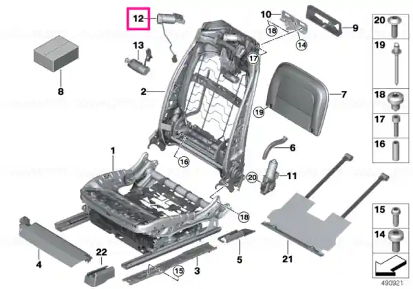 Cumpără acum Drive rear compartment monitor - BMW