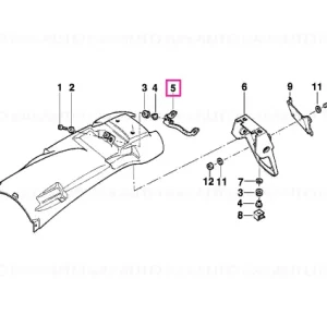 Registration plate mounting - BMW Motorrad Reduceri