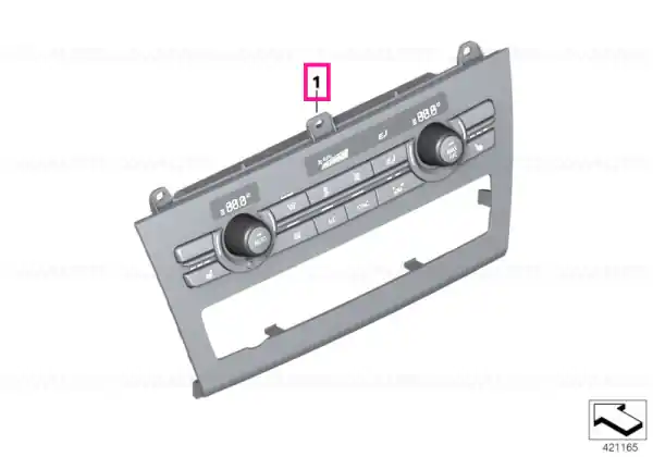 Expediere rapidă Control unit, automatic air cond.,High - BMW