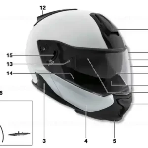 Cheek / neck pads helmet 7 comfort 52/53 XS - BMW Motorrad Preferatul clienților