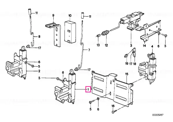 Preț promoțional Actuator f front door - BMW