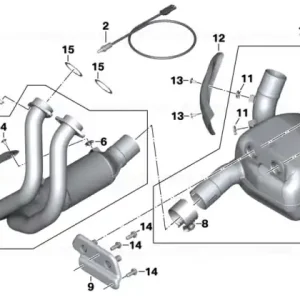 Trim, manifold - BMW Motorrad Popular