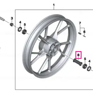 Spacer tube - BMW Motorrad Retur ușor