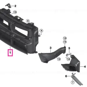 Air duct with flap control M - BMW Discount