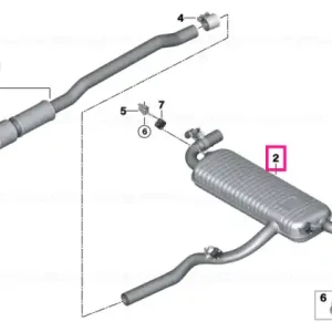 Comandă acum Rear silencer - BMW - Mini