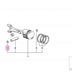 Snap ring D=17 - BMW Motorrad Livrare rapidă