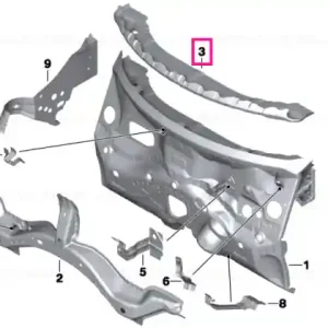 Cross member, splash wall - BMW - Mini Reduceri