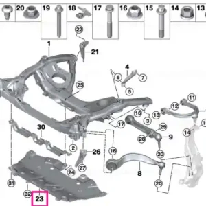 Underride protection, front - BMW Cumpărături sigure