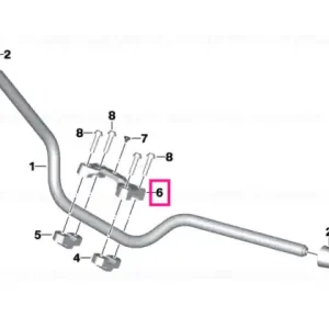 Control arm bridge - BMW Motorrad Super ofertă