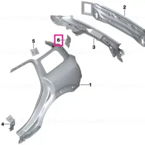 Reducere specială Reinforcement plate, D-pillar, left - BMW - Mini