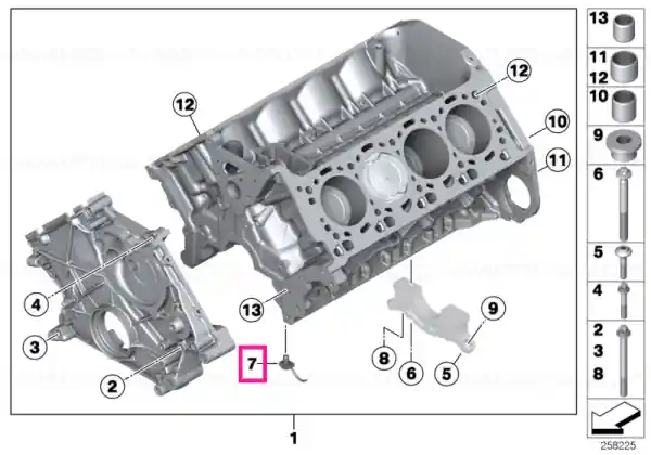 Oil Spraying Nozzle - BMW Reducere extra