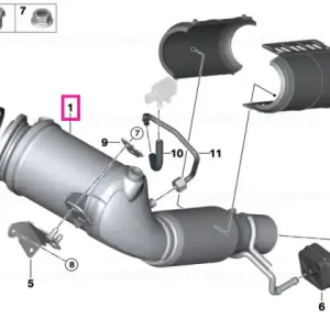 Exch catalytic converter close to engine - BMW - Mini Bestseller