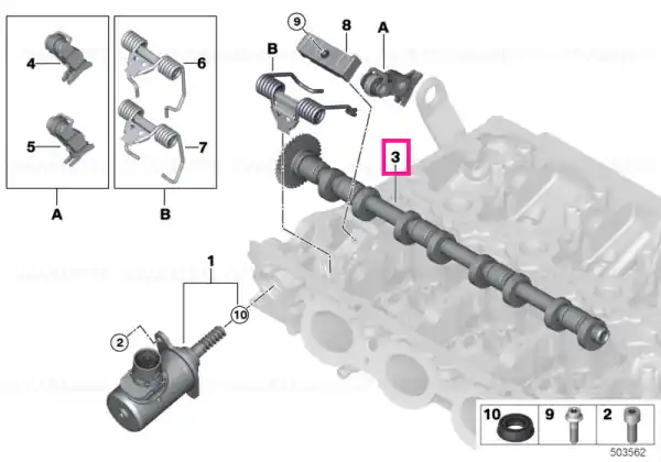 Eccentric shaft - BMW Premium