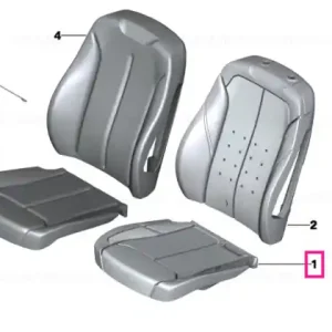 Upholstery, base seat, imitation leather CIS - BMW Disponibil imediat