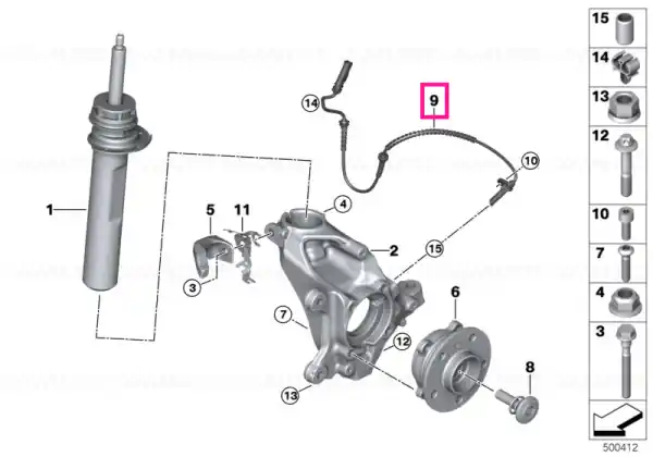 Ofertă de sezon DSC pulse generator, front - BMW - Mini