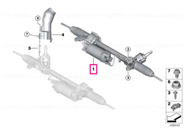 Super ofertă Exch. steering box, electr. - BMW