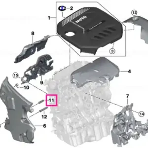 Spacer bolt M8X12 L46 - BMW - Mini Retur ușor