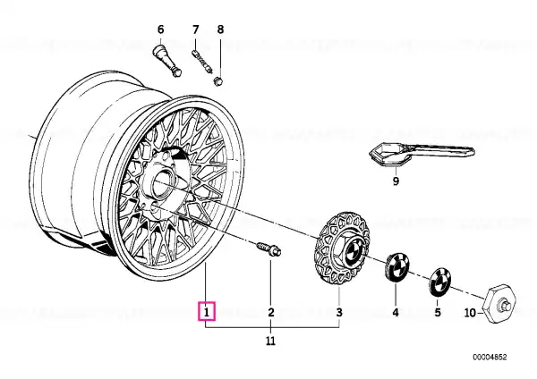 Super ofertă Light alloy rim 71/2JX16 ET:20 - BMW
