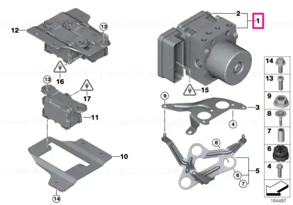 Exchange hydraulic unit DSC - BMW Premium