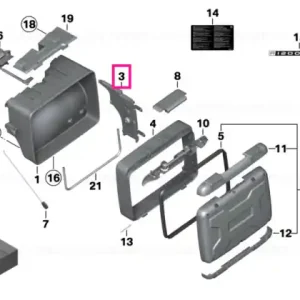 Adjust plate front left - BMW Motorrad Discount