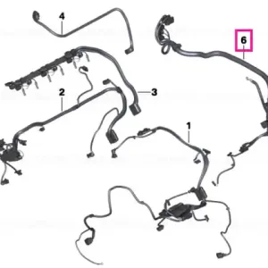 wiring harness, engine trans. module - BMW Popular