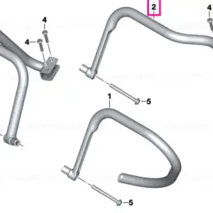 Cumpărături sigure Protection bar rear left - BMW Motorrad