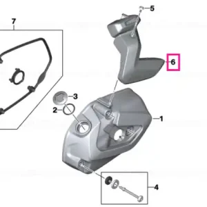 Cel mai vândut Acoperire bobină aprindere stânga - BMW Motorrad