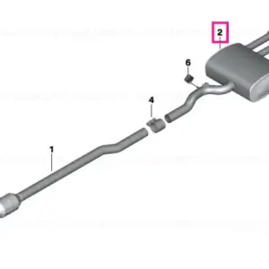 Rear silencer - BMW - Mini Reducere