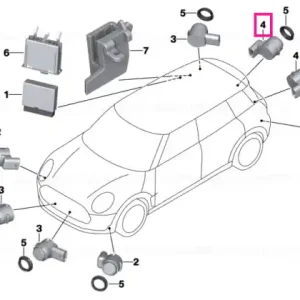 Senzor ultrasonic WB71 - BMW - Mini Livrare expres