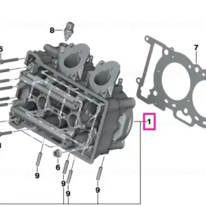 Cylinder head - BMW Motorrad Expediere rapidă