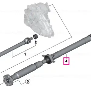 Ansamblu arbore transmisie spate L=1321 L=1321MM - BMW Popular