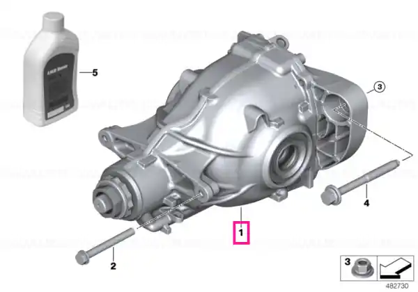 Discount Rear-axle-drive 205AL I=3,23 - BMW