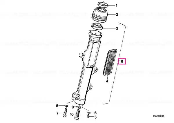 Slider, black, right - BMW Motorrad Chilipir