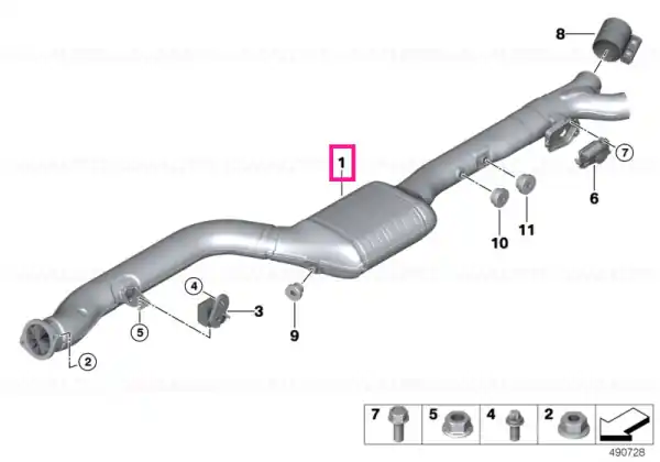Reduceri Exchange SCR cat.conv.w. Exhaust flap EU6 - BMW