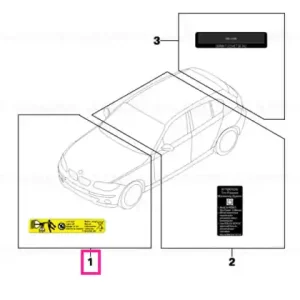 Bestseller Label, coolant 650+/-15G - BMW