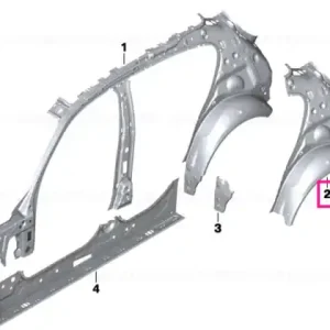 Wheel arch outer rear right - BMW Discount