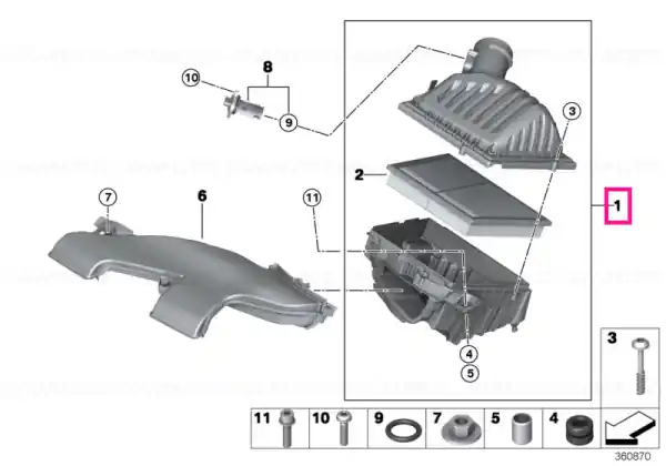 Ofertă exclusivă Intake silencer - BMW