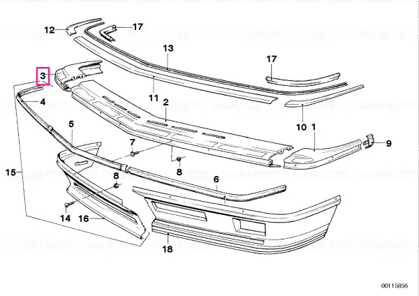 Bumper front right - BMW Ofertă