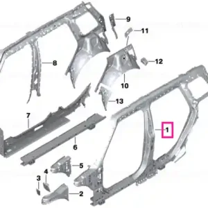 Chilipir Side frame, middle left - BMW - Mini