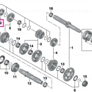Set roți dințate, treapta 2 - BMW Motorrad Ofertă limitată