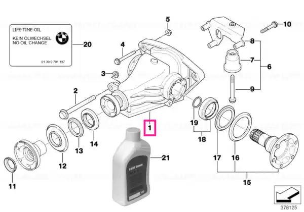 Exchange final drive I=3,46/LK=94MM - BMW Ofertă specială